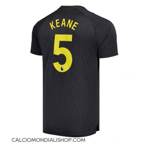 Maglie da calcio Everton Michael Keane #5 Seconda Maglia 2024-25 Manica Corta